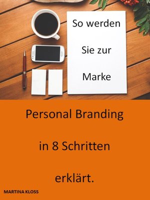 cover image of Personalbranding in 8 Schritten erklärt